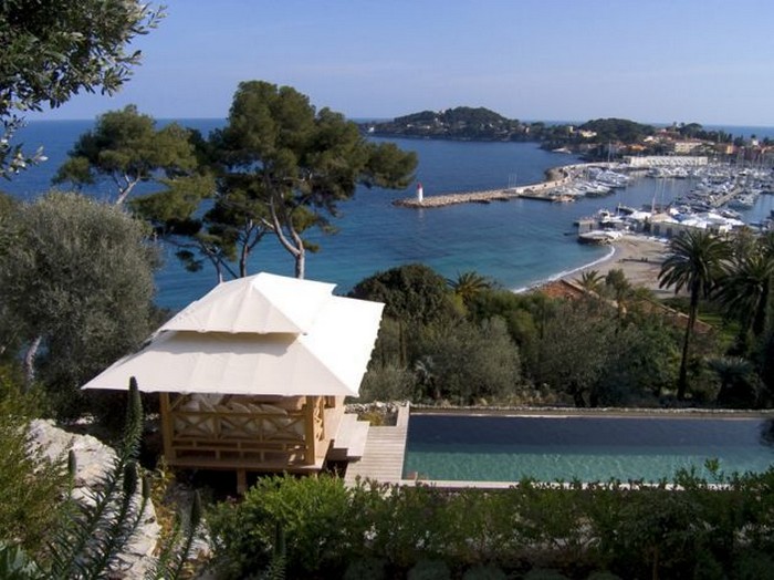 別墅設計的全景塞浦路斯海岸別墅